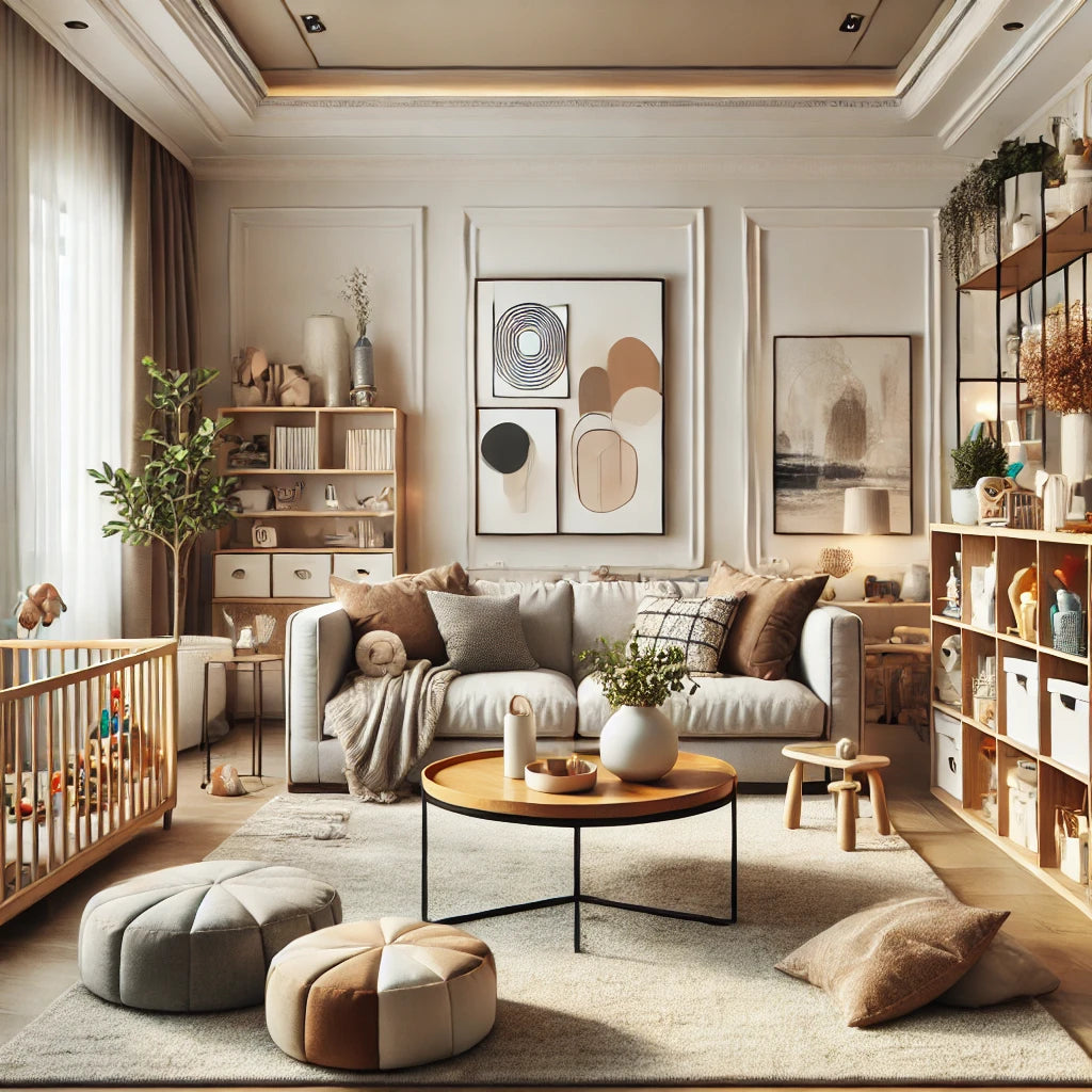 Chic and Child-Friendly Living Rooms