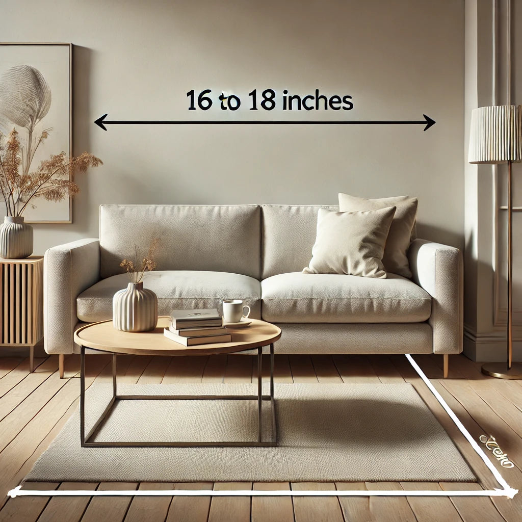 Coffee Table and Sofa Spacing Secrets Revealed