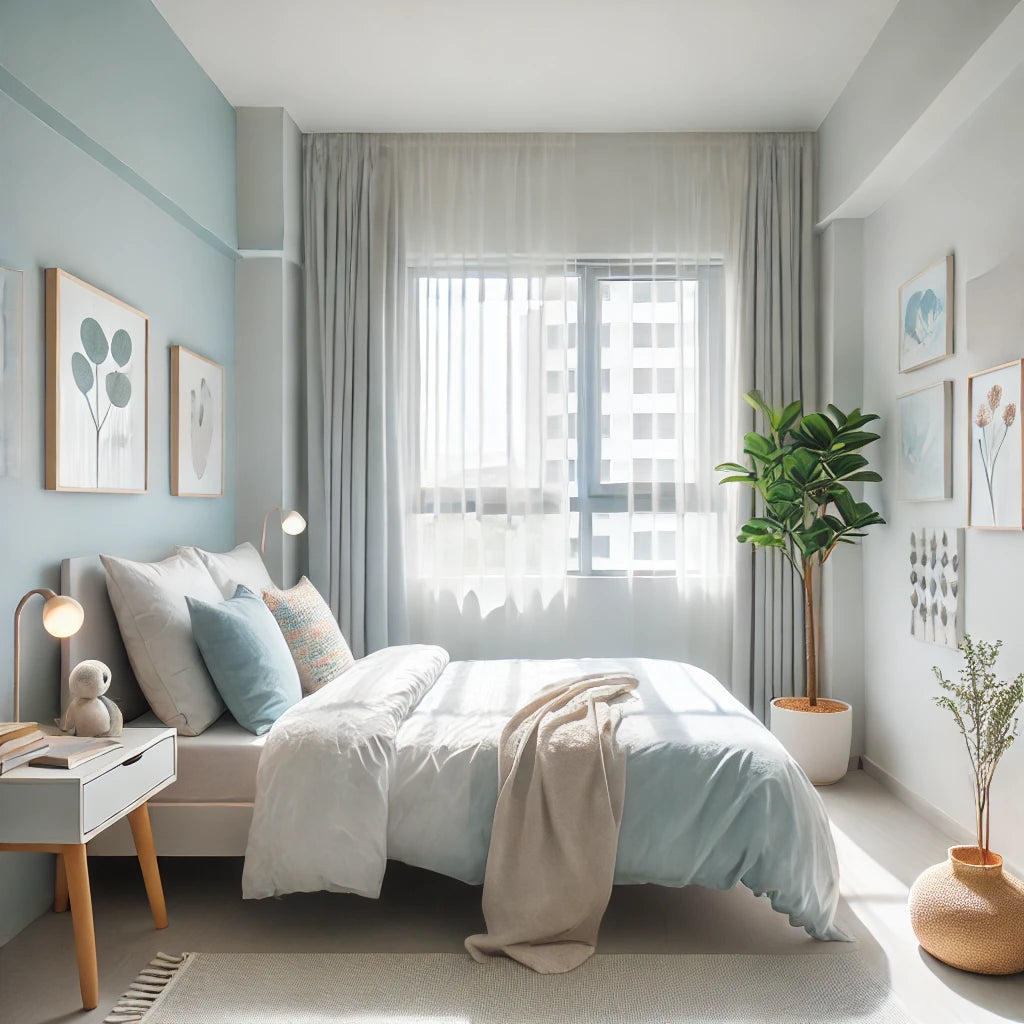 Colour Ideas to Expand Your HDB Bedroom