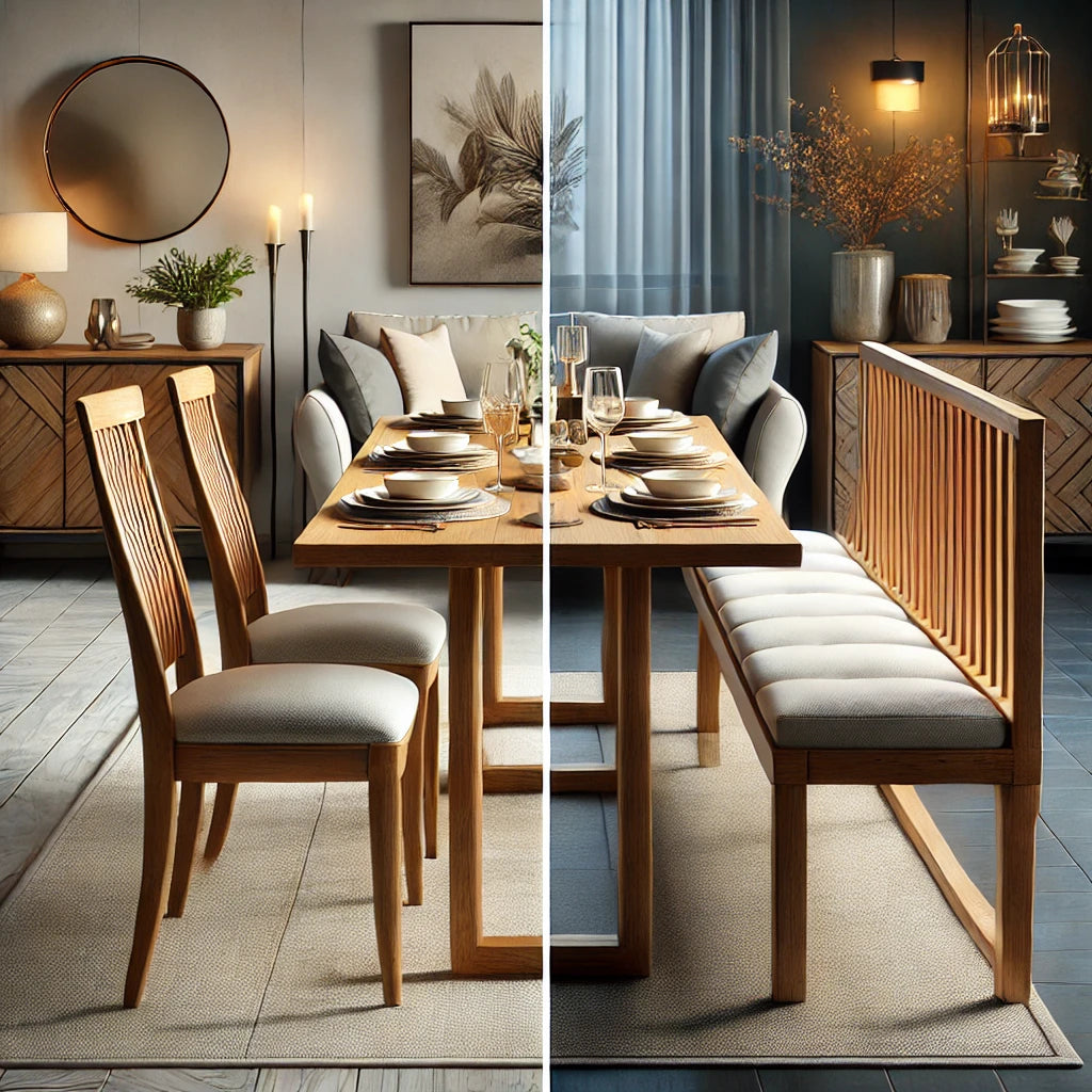 Dining Chairs vs Benches Find Your Perfect Fit