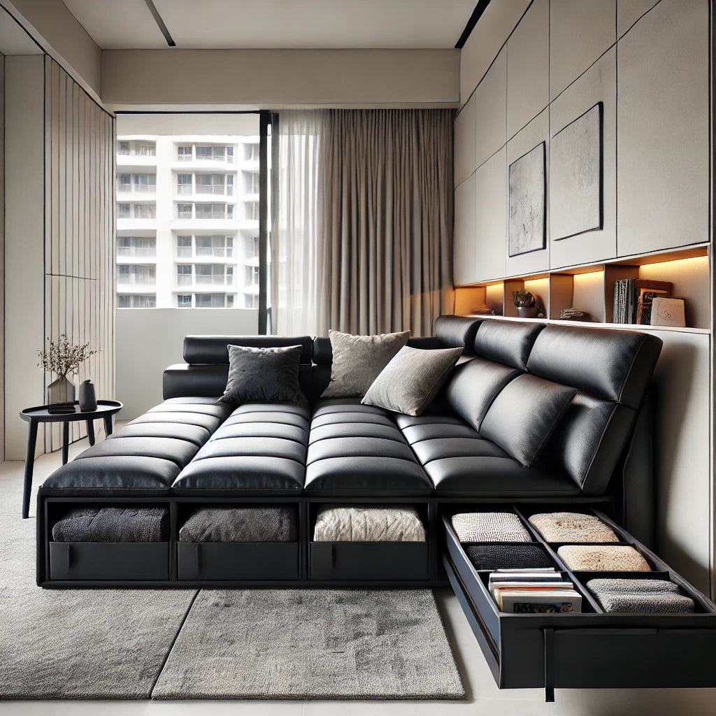 Leather Sofas That Save Space and Look Great