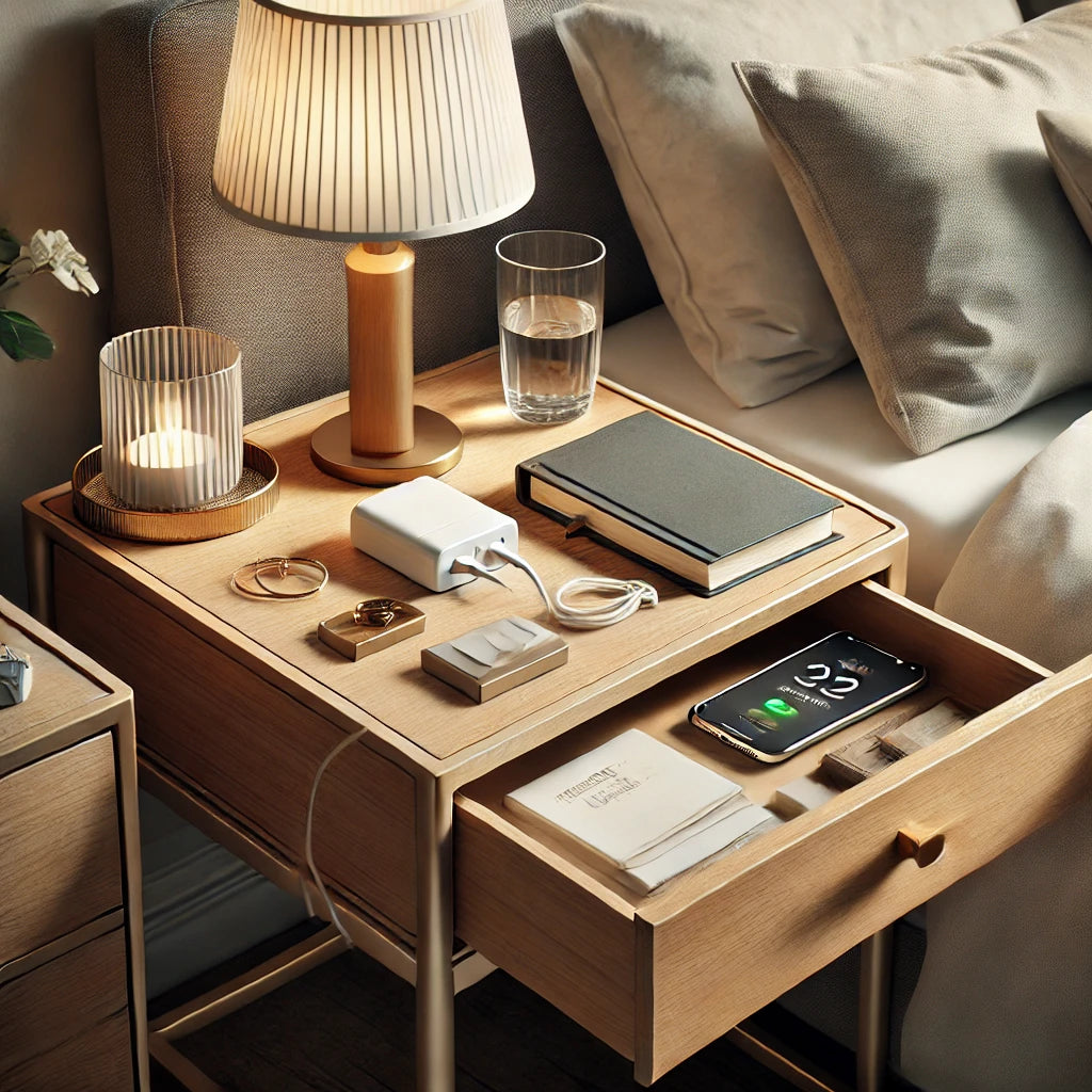 Maximize Your Bedside Table Storage