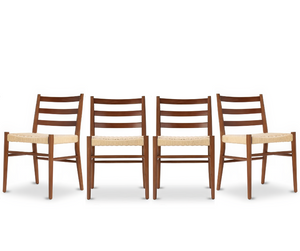 Harrison Dining Chair, Walnut Brown, Set of 4