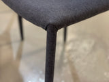 Won Fabric Dining Chair, Liquorice (Stackable)