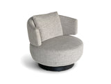 Aurora Swivel Armchair, Sand Grey