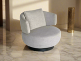 Aurora Swivel Armchair, Sand Grey