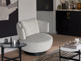 Aurora Swivel Armchair, Sand Grey