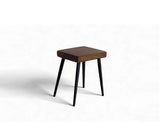 Bruno Solid Suar Wood Stool