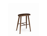 Cleo Solid Wood Counter Stool, Dark Walnut