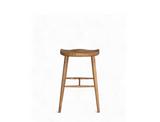 Cleo Solid Wood Counter Stool, Natural