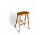 Cleo Solid Wood Counter Stool, Natural