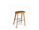 Cleo Solid Wood Counter Stool, Natural