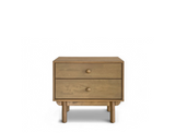 Coco Wood Bedside Table, Set of 2