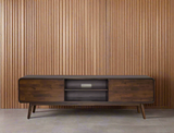 Dalton Wood TV Console, Dark Walnut