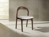 Elisa Fabric Dining Chair, Vanilla