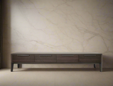 Regent Wood TV Console, Smoked Oak