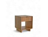 Riley Wood Side Table, Natural Oak