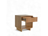 Riley Wood Side Table, Natural Oak