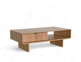 Riley Wood Coffee Table, Natural Oak