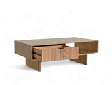 Riley Wood Coffee Table, Natural Oak