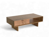 Riley Wood Coffee Table, Natural Oak