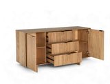 Riley Wood Sideboard, Natural Oak