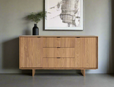 Riley Wood Sideboard, Natural Oak