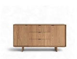 Riley Wood Sideboard, Natural Oak