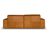 Scott 3 Seater Leather Sofa, Caramel Tan