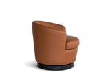 Vienna Swivel Armchair (Top Grain Leather), Honey