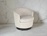 Vienna Swivel Armchair, Sand Grey