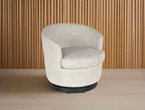 Vienna Swivel Armchair, Sand Grey