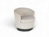 Vienna Swivel Armchair, Sand Grey