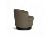 Vienna Swivel Armchair (Top Grain Leather), Taupe