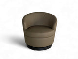 Vienna Swivel Armchair (Top Grain Leather), Taupe