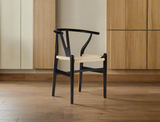 Wishbone Y Wood Dining Chair, Black