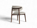 Yumi Fabric Dining Chair, Sand Grey